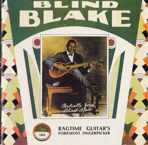 Cover of Ragtime Guitar's Foremost Fingerpicker by Blind Blake