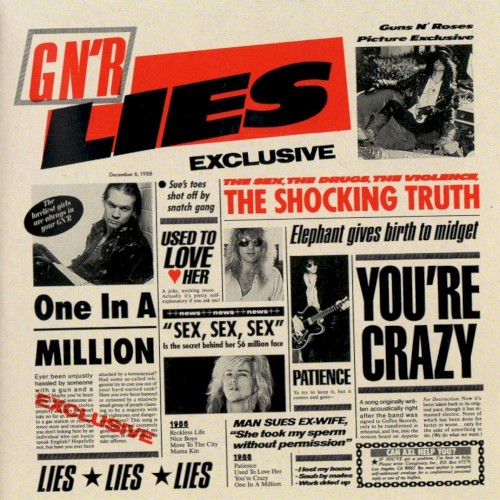 Cover of G N’ R Lies by Guns N’ Roses