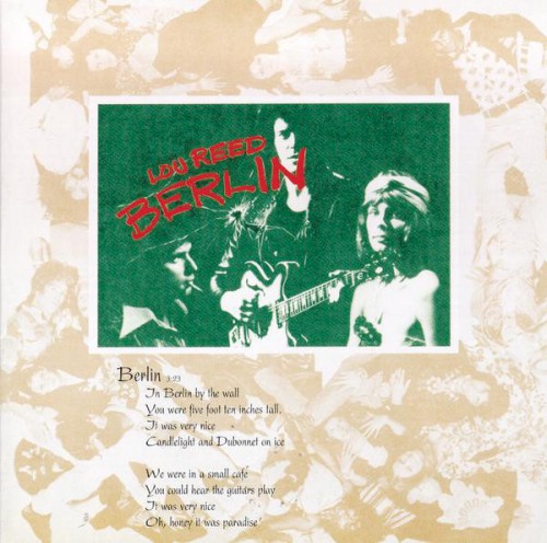 Cover of Berlin by Lou Reed