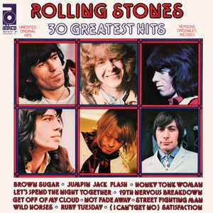 Cover of 30 Greatest Hits by The Rolling Stones